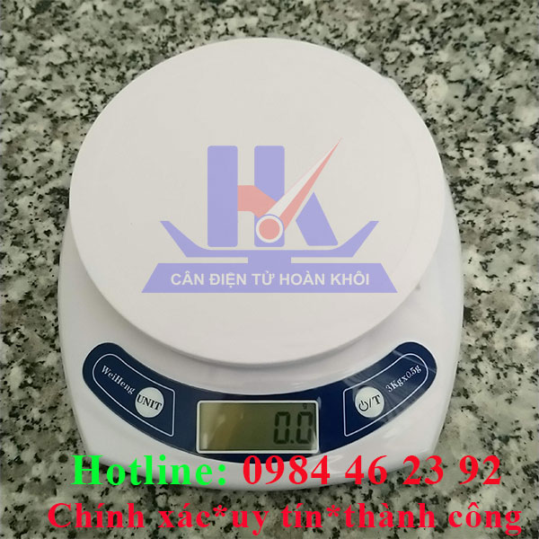 Cân Điện Tử Nhà Bếp, Làm Bánh 3kg ✅ Cân Điện Tử Hoàn Khôi Can-nha-bep-3kg-lam-banh
